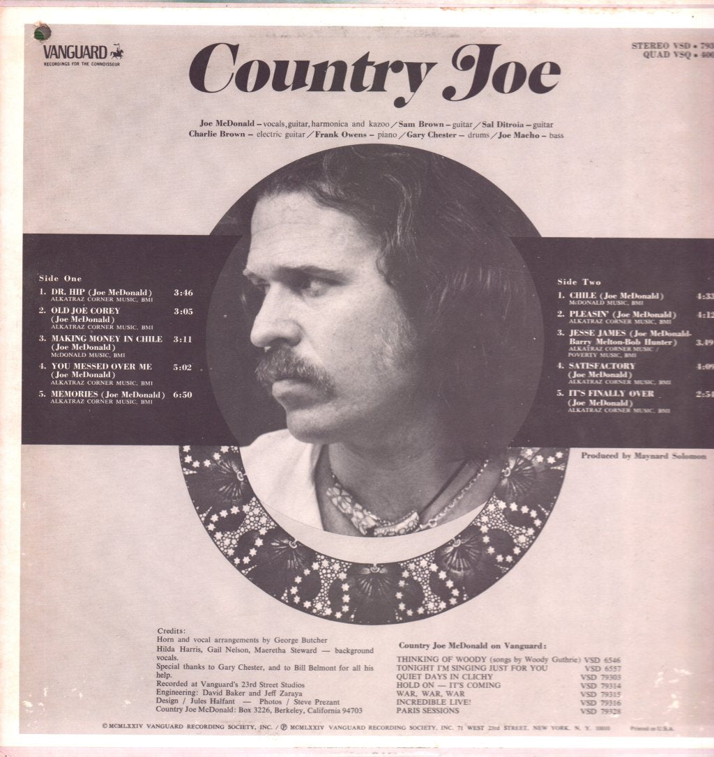 Country Joe - Country Joe - Lp