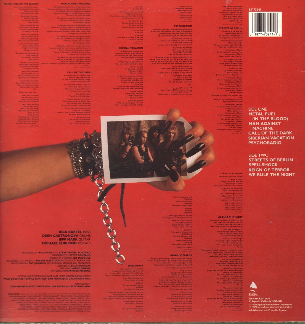 Wild Dogs - Reign Of Terror - Lp