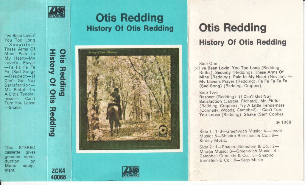 Otis Redding - History Of - Cassette