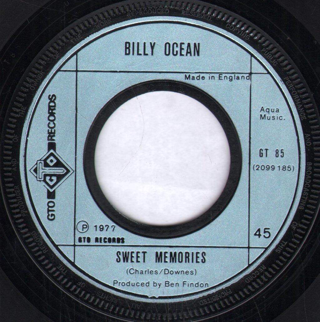 Billy Ocean - Red Light Spells Danger - 7 Inch