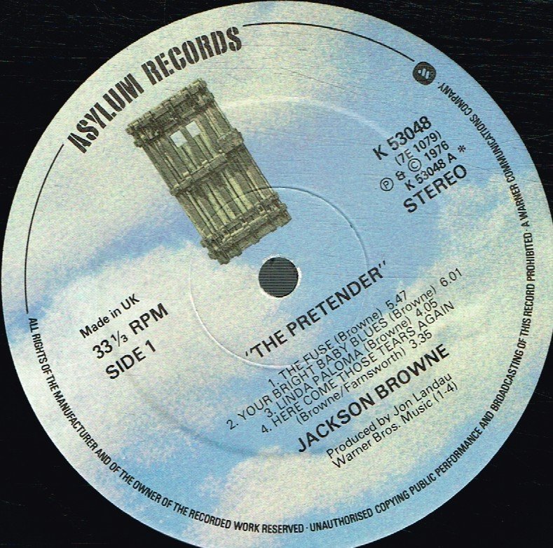 Jackson Browne - Pretender - Lp