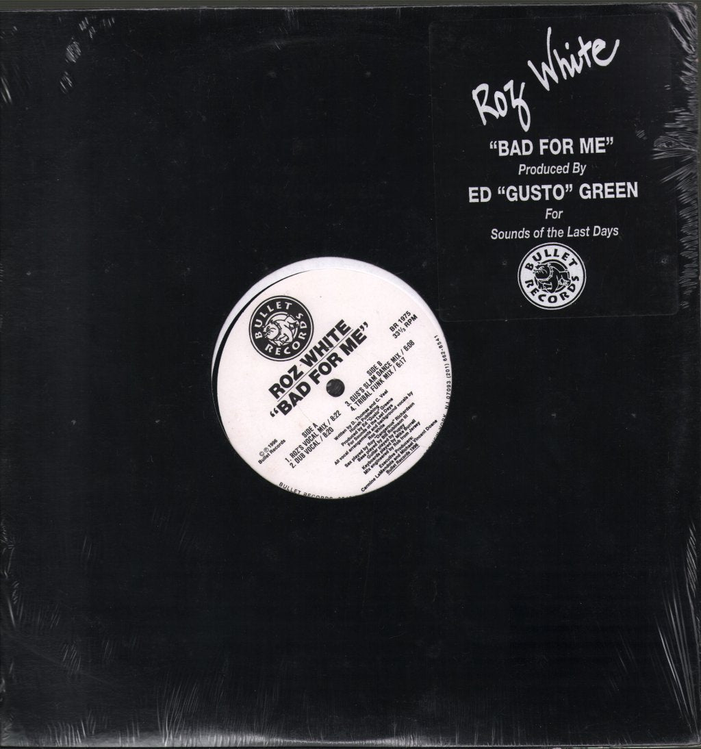 Roz White - Bad For Me - 12 Inch