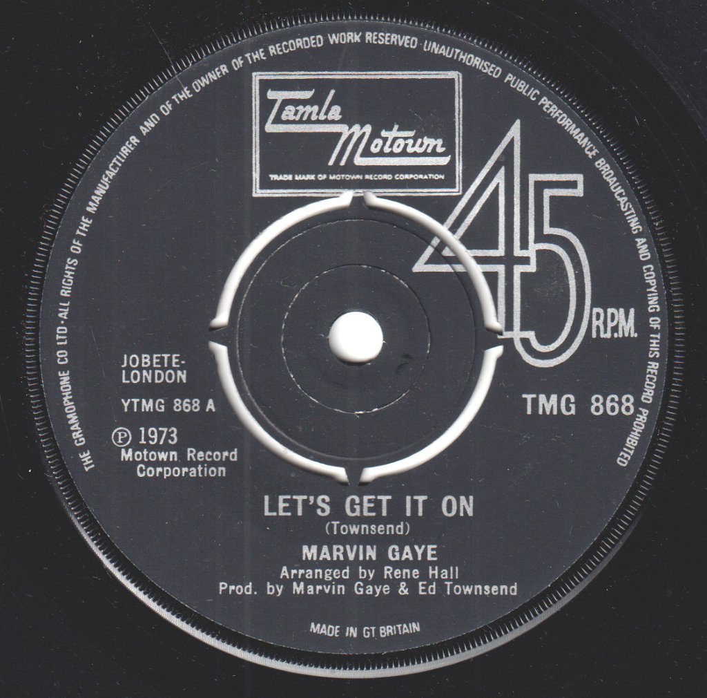 Marvin Gaye - Let's Get It On - 7 Inch