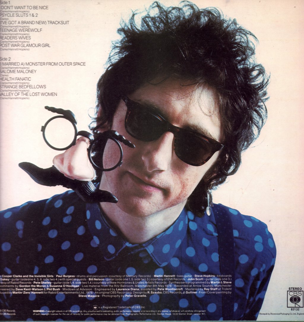 John Cooper Clarke - Disguise In Love - Lp