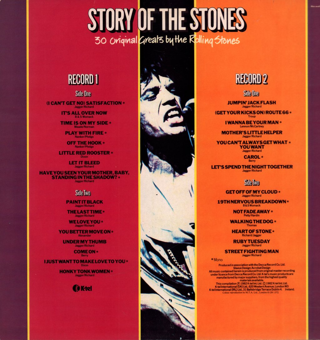 Rolling Stones - Story Of The Stones - Double Lp