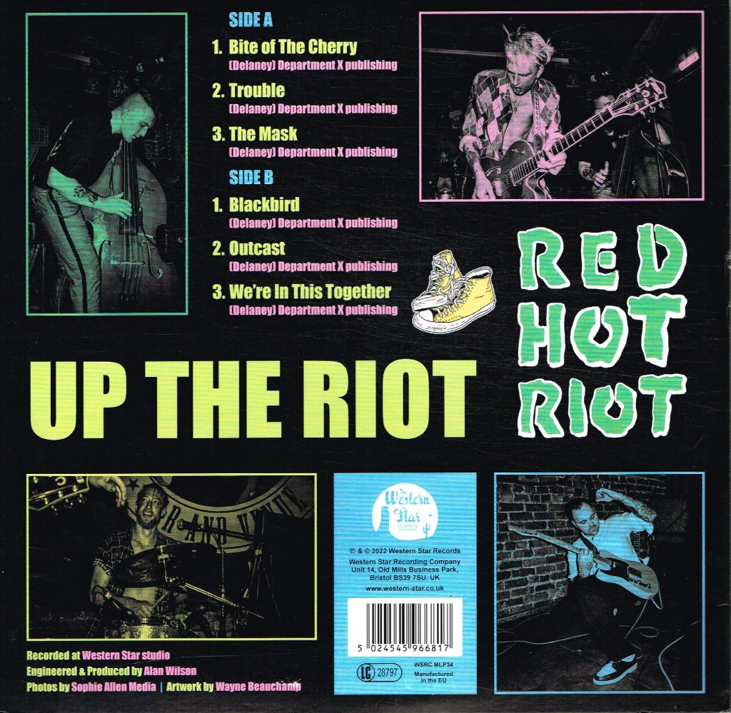 Red Hot Riot - Up The Riot - 10 Inch