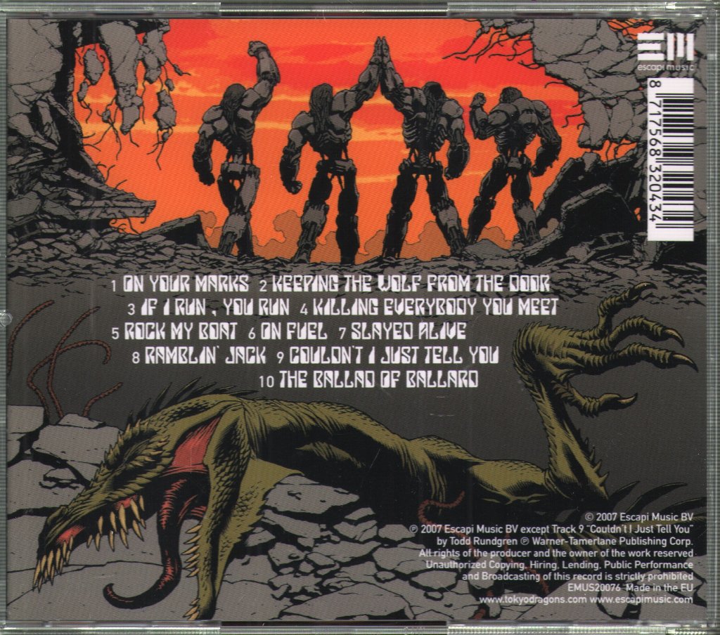 Tokyo Dragons - Hot Nuts - Cd