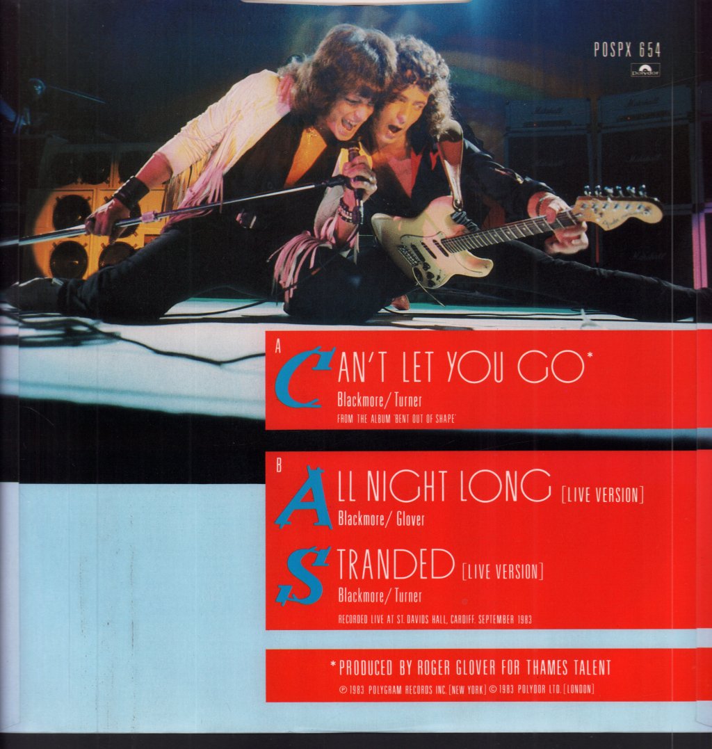 Rainbow (Rock/Metal Group) - Can't Let You Go - 12 Inch