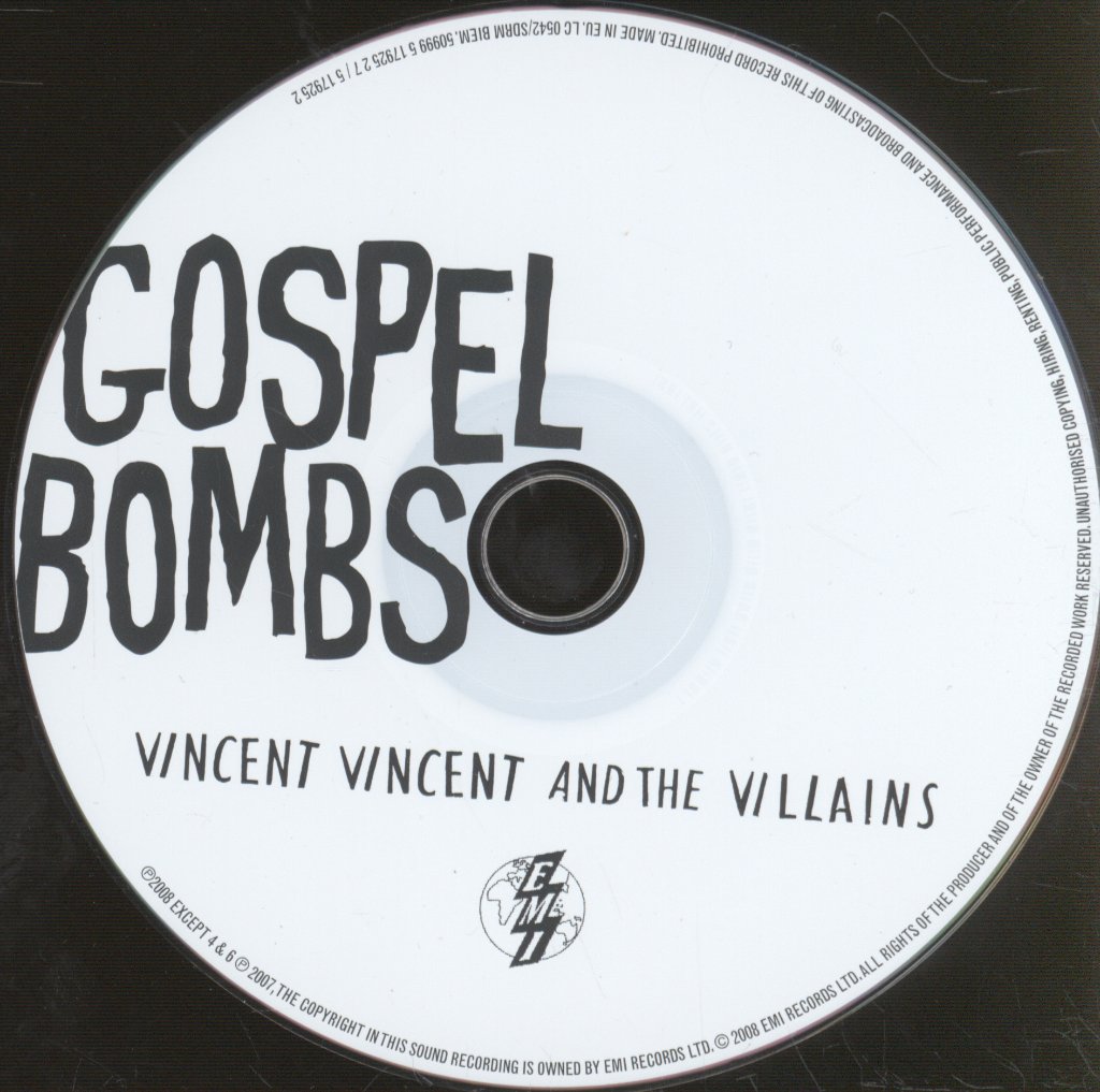 Vincent Vincent And The Villains - Gospel Bombs - Cd