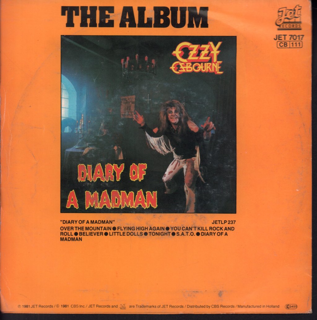 Ozzy Osbourne - Flying High Again - 7 Inch