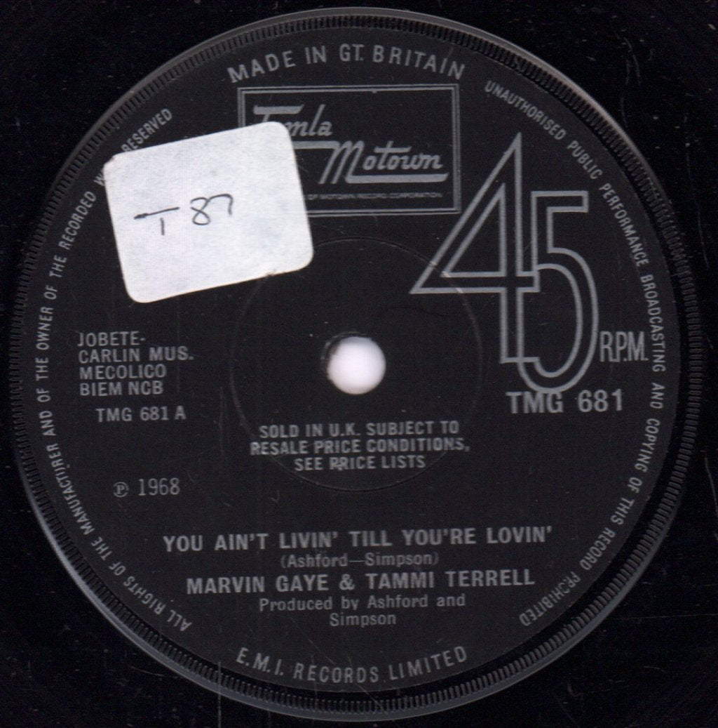 Marvin Gaye And Tammi Terrell - You Ain't Livin' Till You're Lovin' - 7 Inch