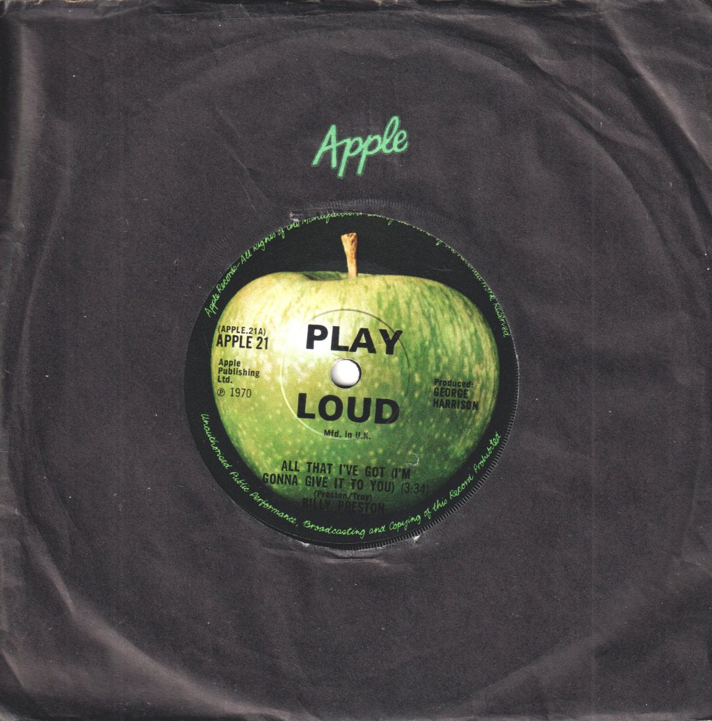 Billy Preston - All That I've Got - 7 Inch