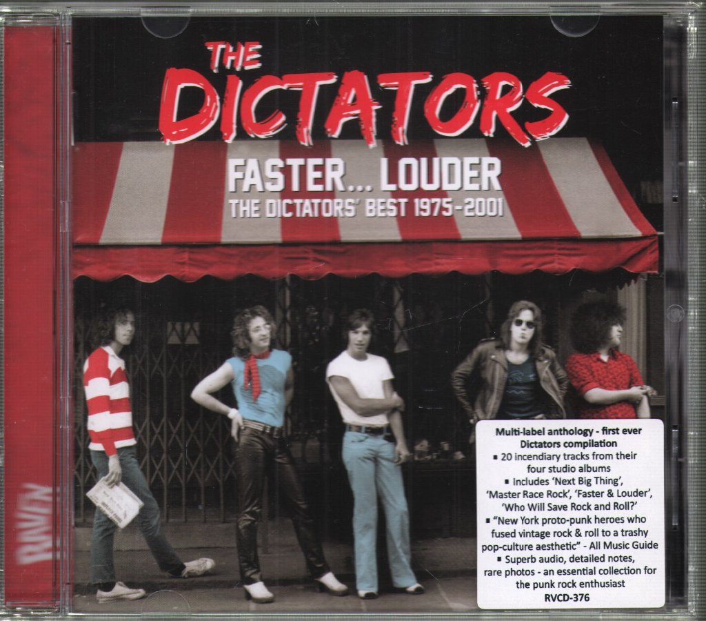 Dictators - Faster... Louder - The Dictators' Best 1975-2001 - Cd