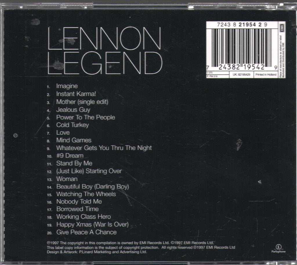 John Lennon - Legend: The Very Best of John Lennon - Cd