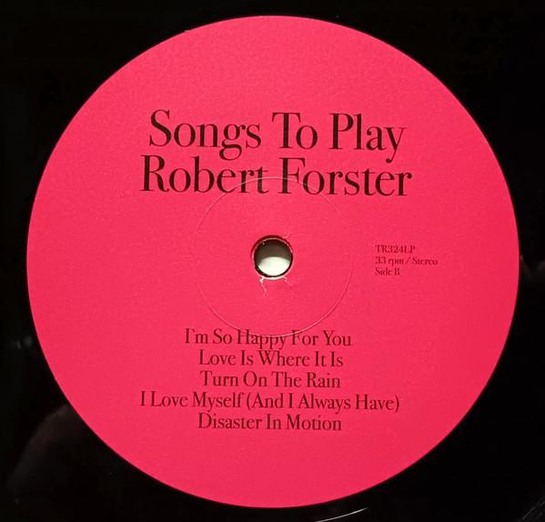 Robert Forster - Songs To Play - Lp