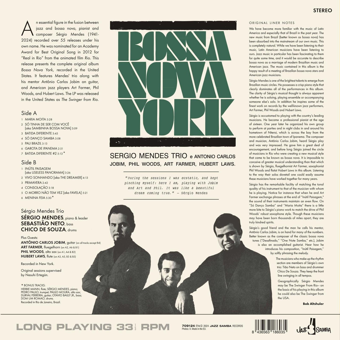 Sergio Mendes Trio - Bossa Nova York - Lp