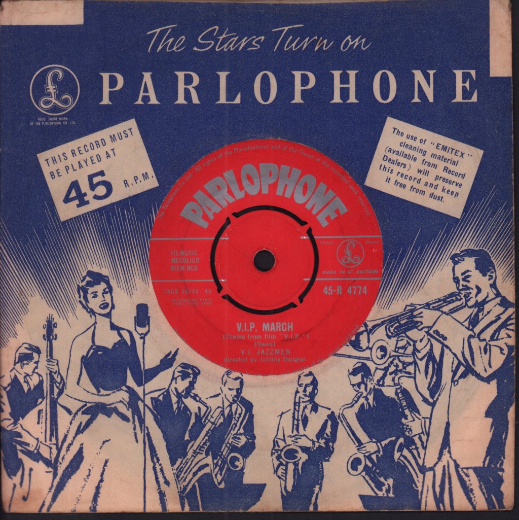 V I Jazzmen - V.i.p. March - 7 Inch