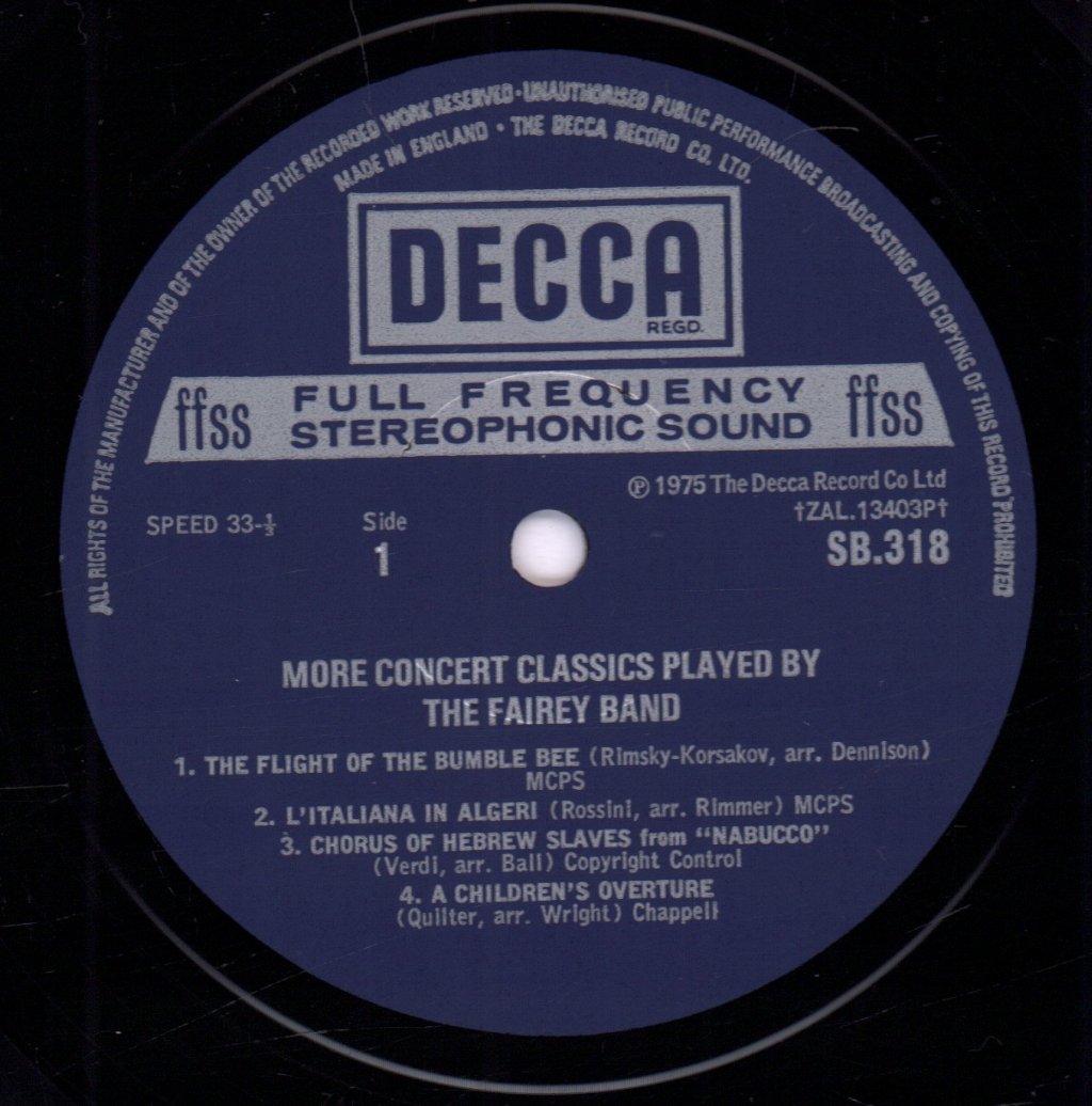 Williams Fairey Brass Band - More Concert Classics Vol. 18 - Lp