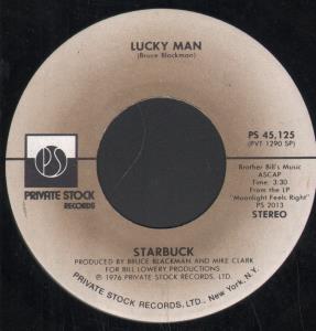 Starbuck - Lucky Man - 7 Inch
