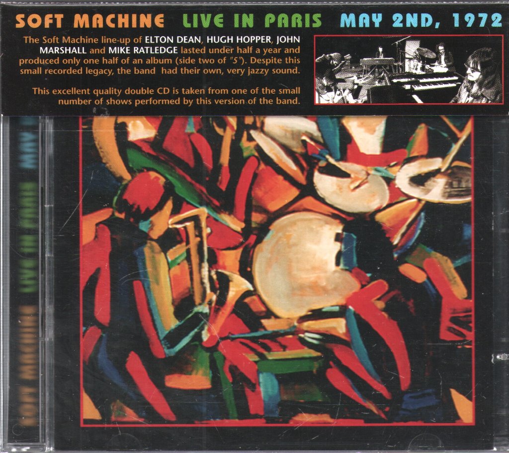 Soft Machine - Live In Paris May 2nd, 1972 - Double Cd