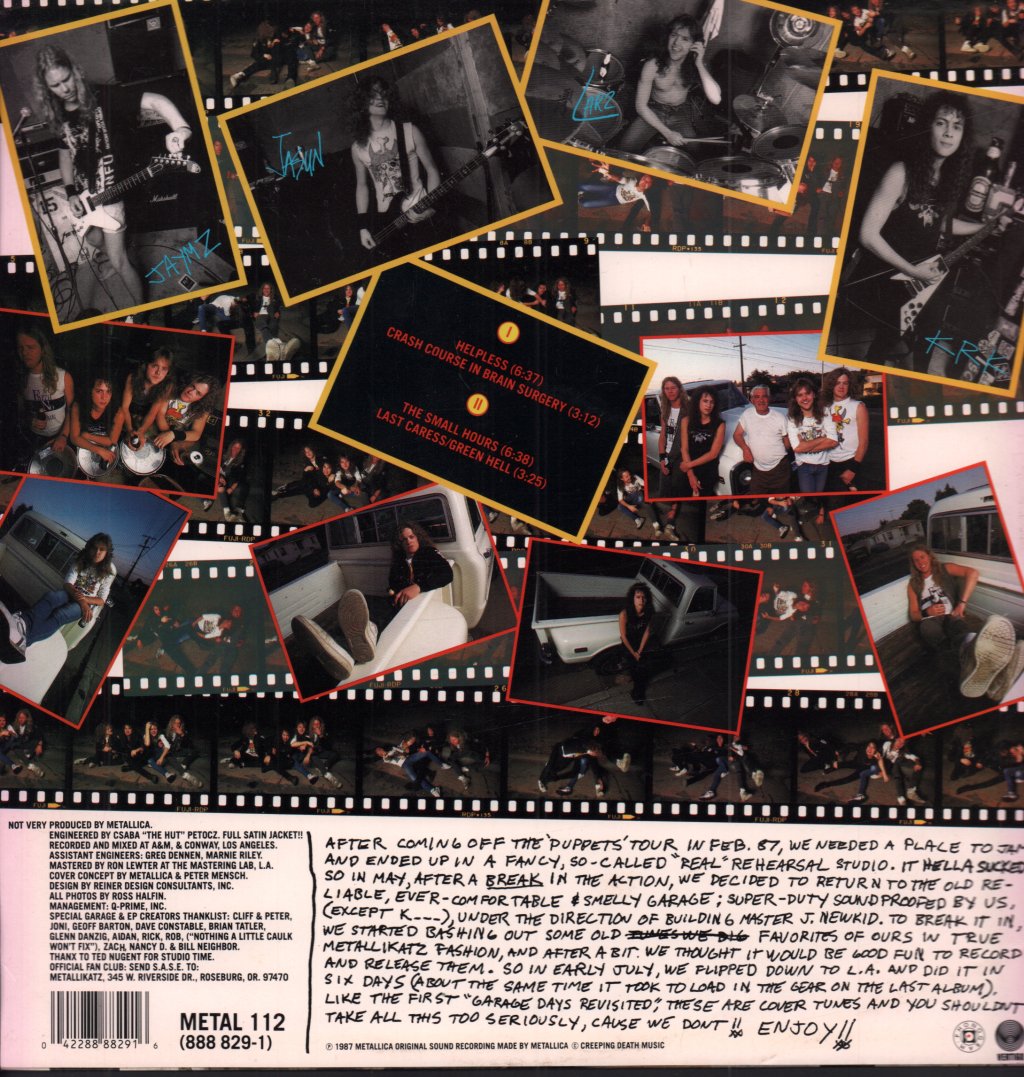 Metallica - $5.98 E.p. / Garage Days Re-Revisited - 12 Inch