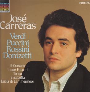 Jose Carreras - Verdi Puccini Rossini Donizetti - Lp