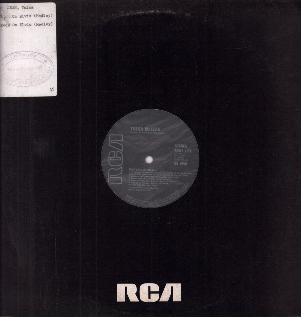 Tulsa Mclean - Rock On Elvis - 12 Inch