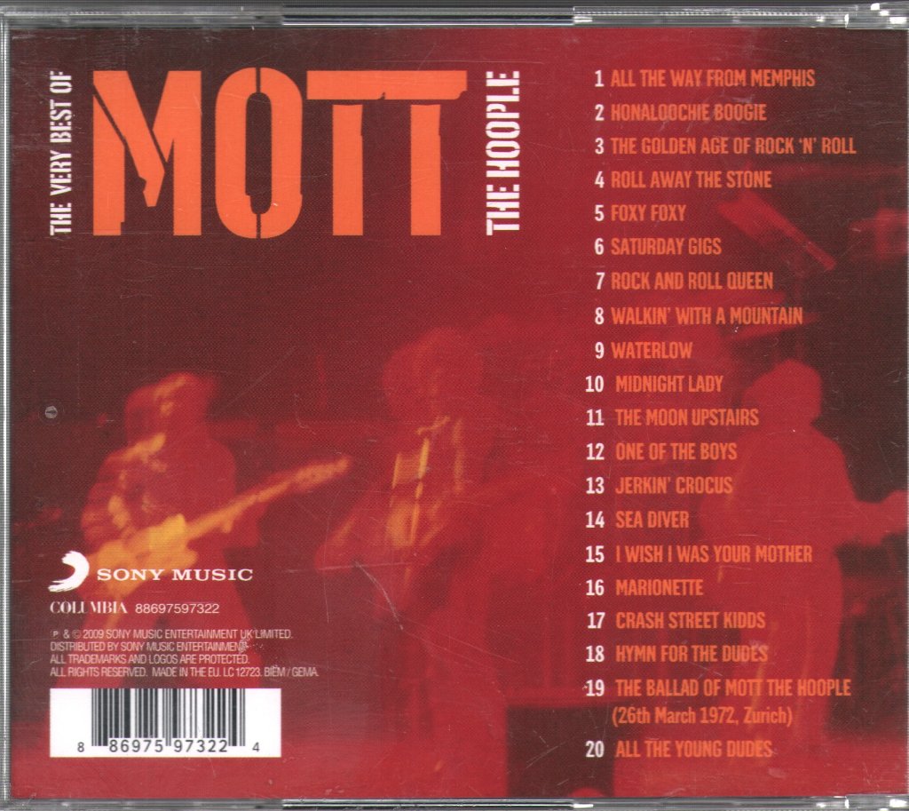 Mott The Hoople - Very Best Of Mott The Hoople - Cd