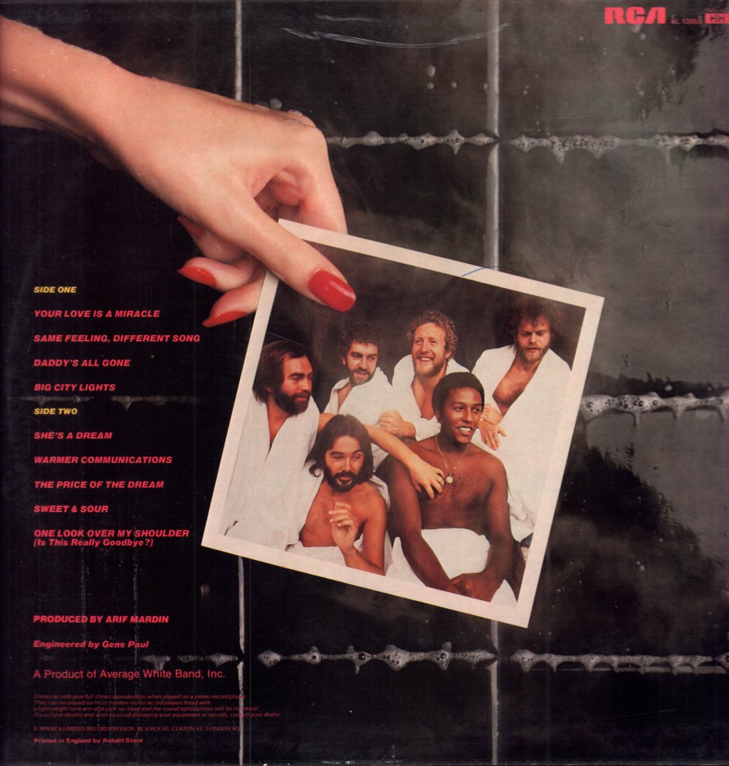Average White Band - Warmer Communications - Lp