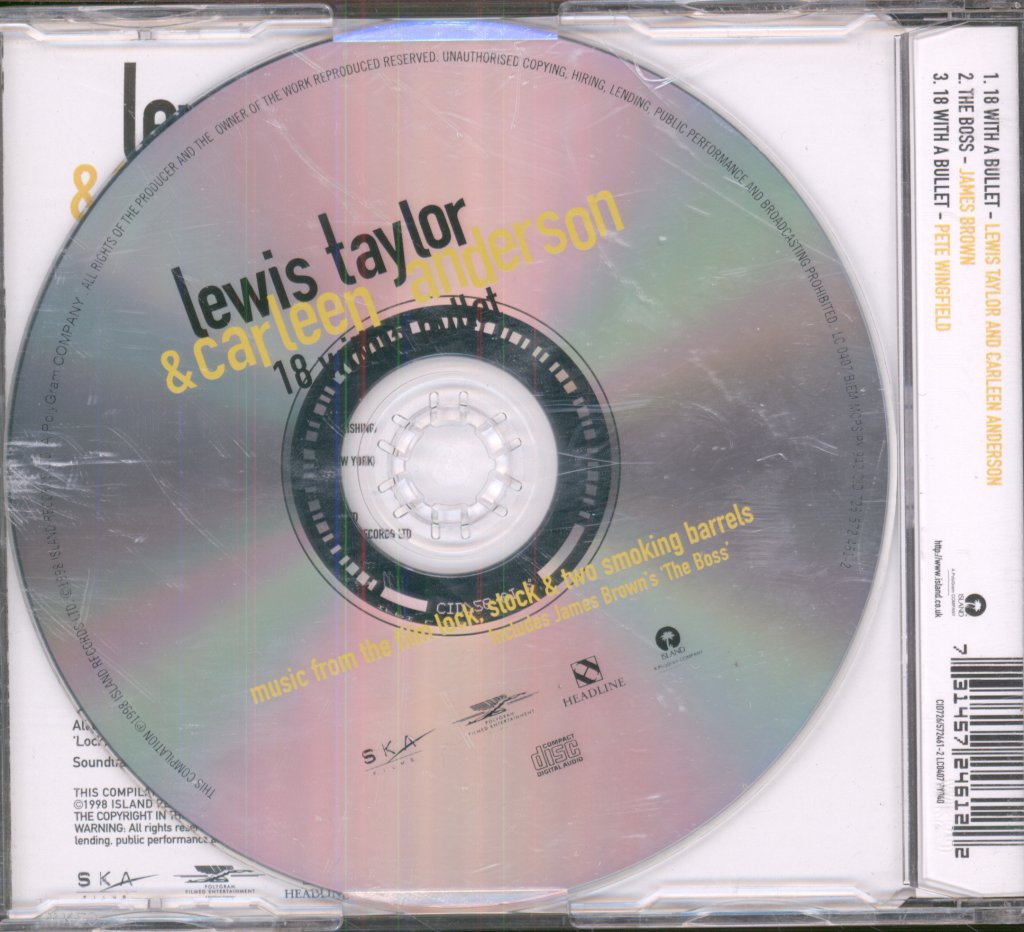 Lewis Taylor And Carleen Anderson - 18 With A Bullet - Cd