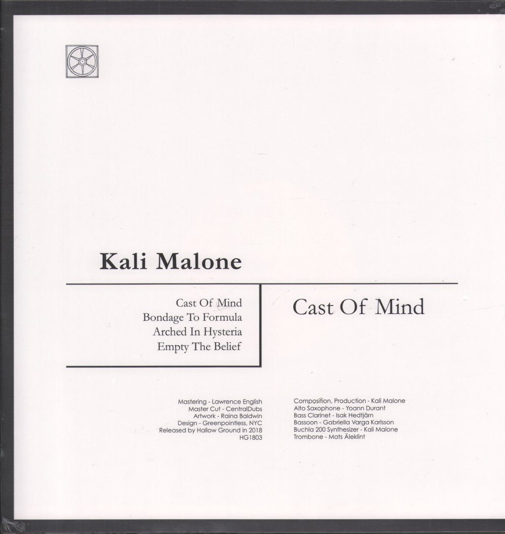 Kali Malone - Cast Of Mind - Lp