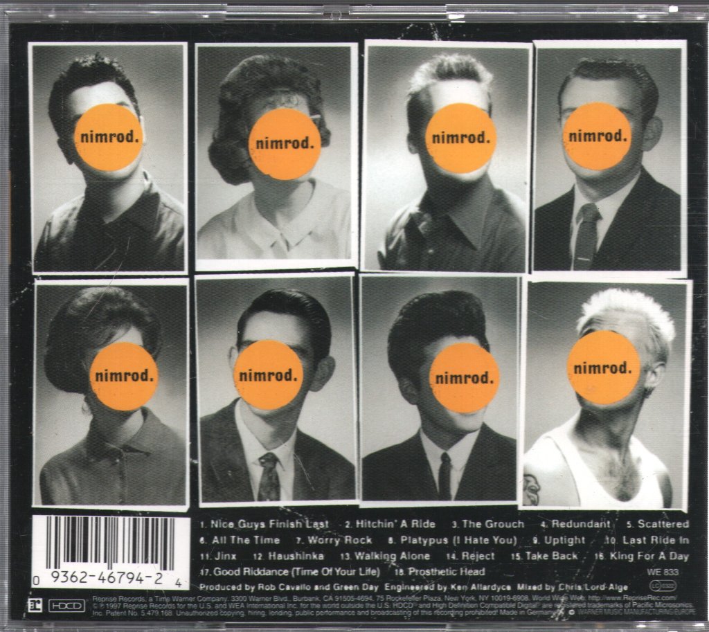 Green Day - Nimrod. - Cd