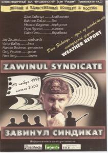 Zawinul Syndicate - Live In Moscow - Flyer