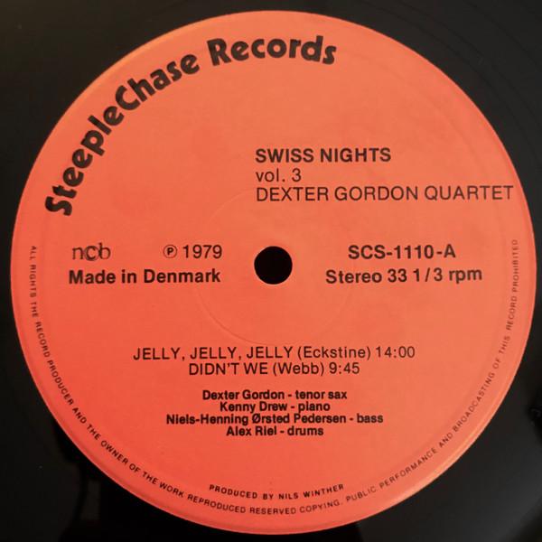 Dexter Gordon Quartet - Swiss Nights Vol. 3 - Lp