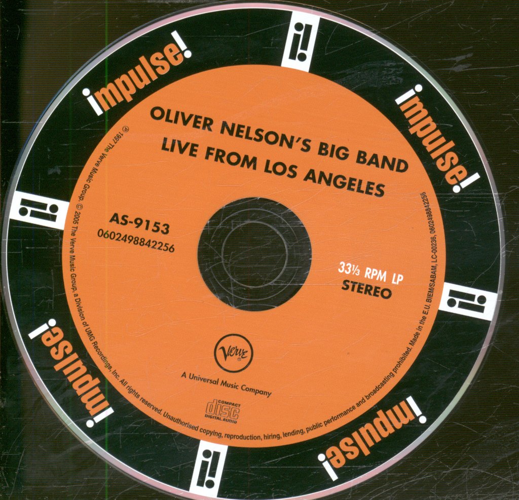 Oliver Nelson's Big Band - Live From Los Angeles - Cd
