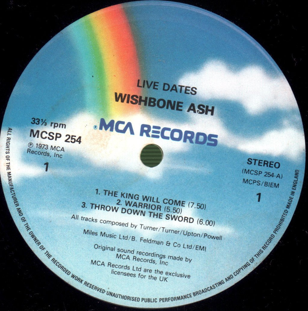 Wishbone Ash - Live Dates - Double Lp