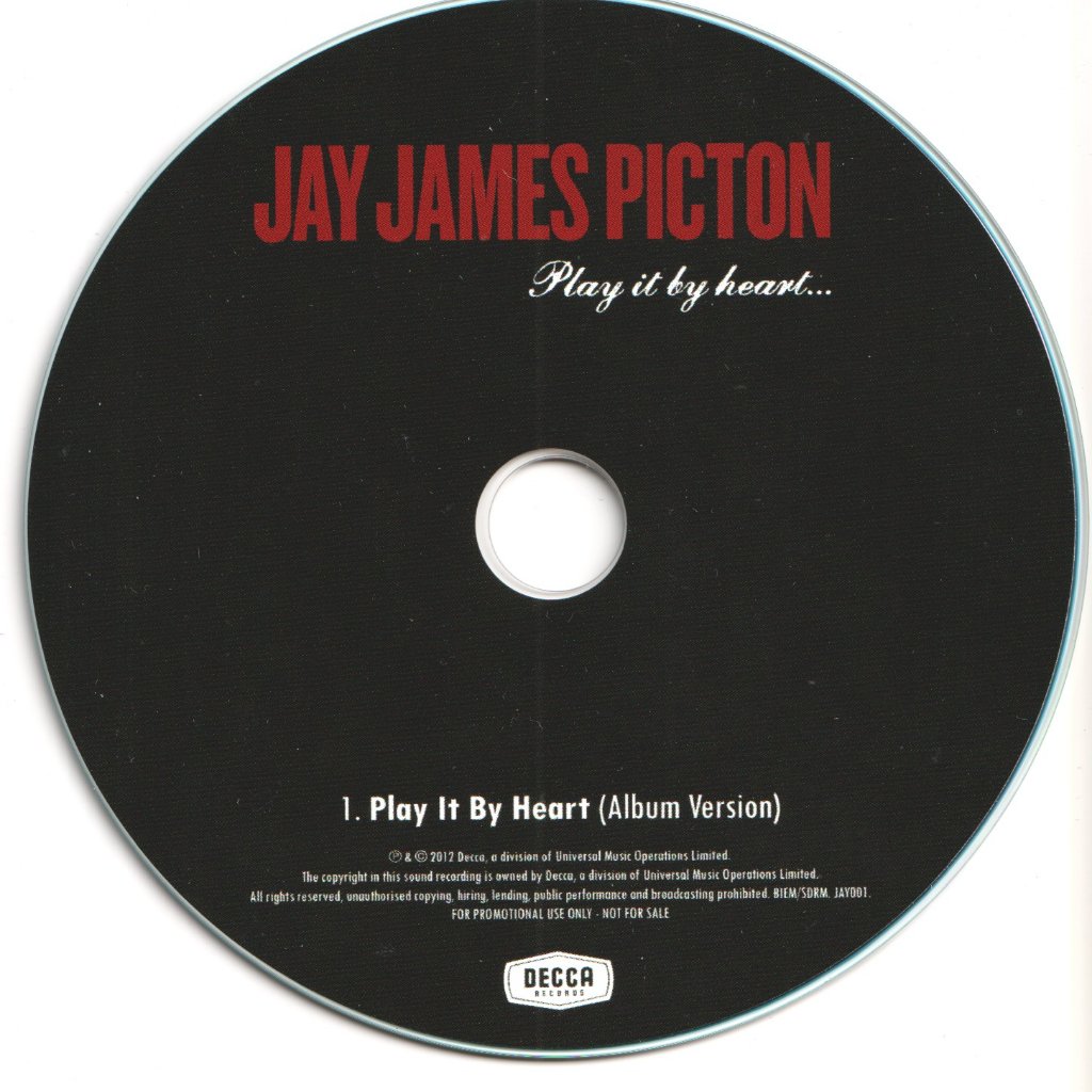 Jay James Picton - Play It By Heart... - Cdr