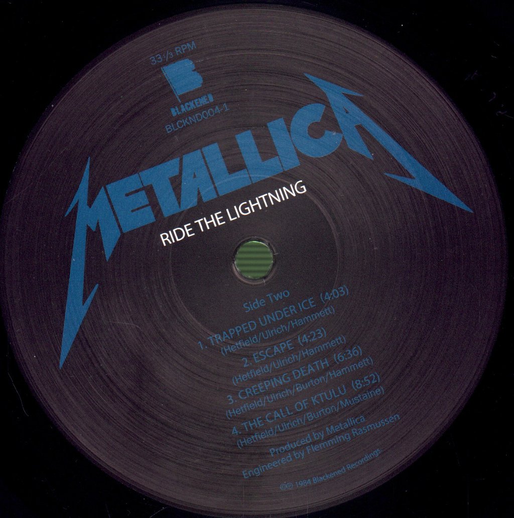 Metallica - Ride The Lightning - Lp