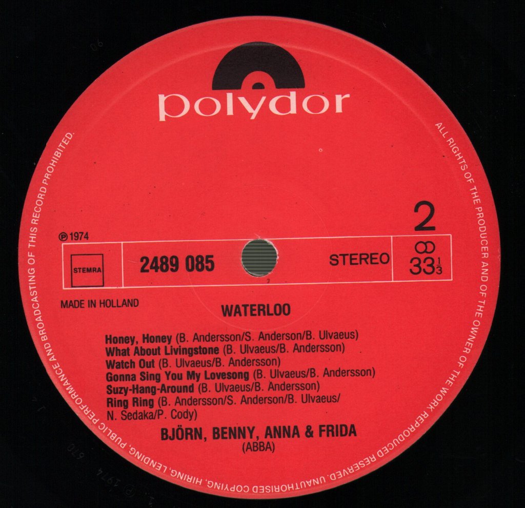 Björn & Benny, Agnetha & Anni-Frid - Waterloo - Lp