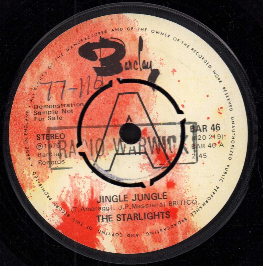 Starlights - Jingle Jungle - 7 Inch