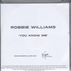 Robbie Williams - You Know Me - Cdr