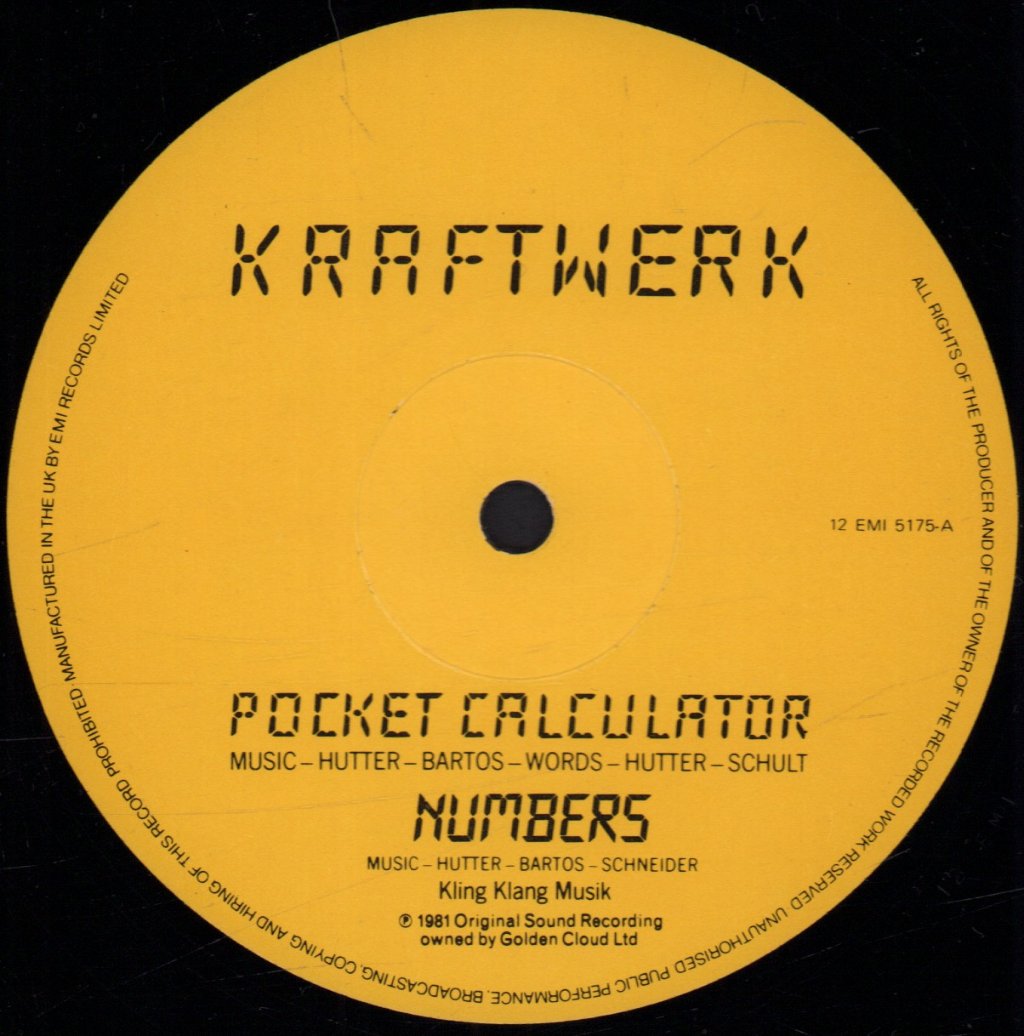 Kraftwerk - Pocket Calculator - 12 Inch