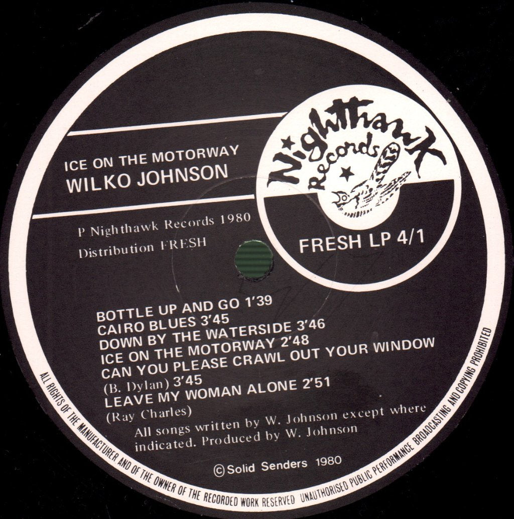 Wilko Johnson - Ice On The Motorway - Lp