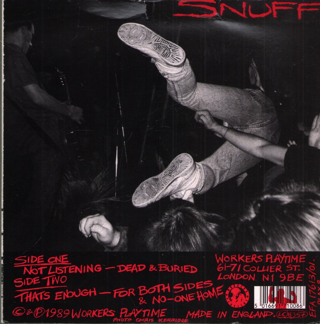 Snuff - Not Listening - 7 Inch