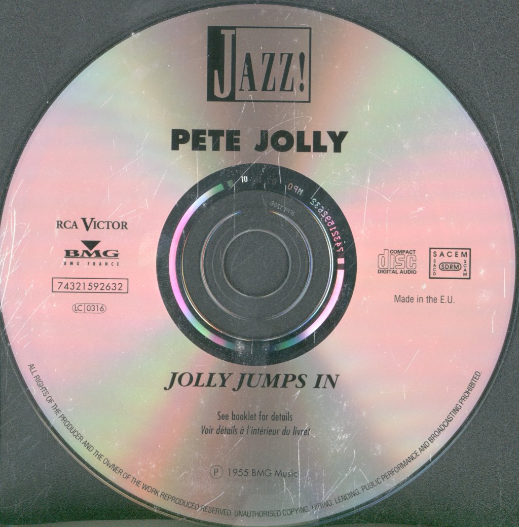 Pete Jolly - Jolly Jumps In - Cd