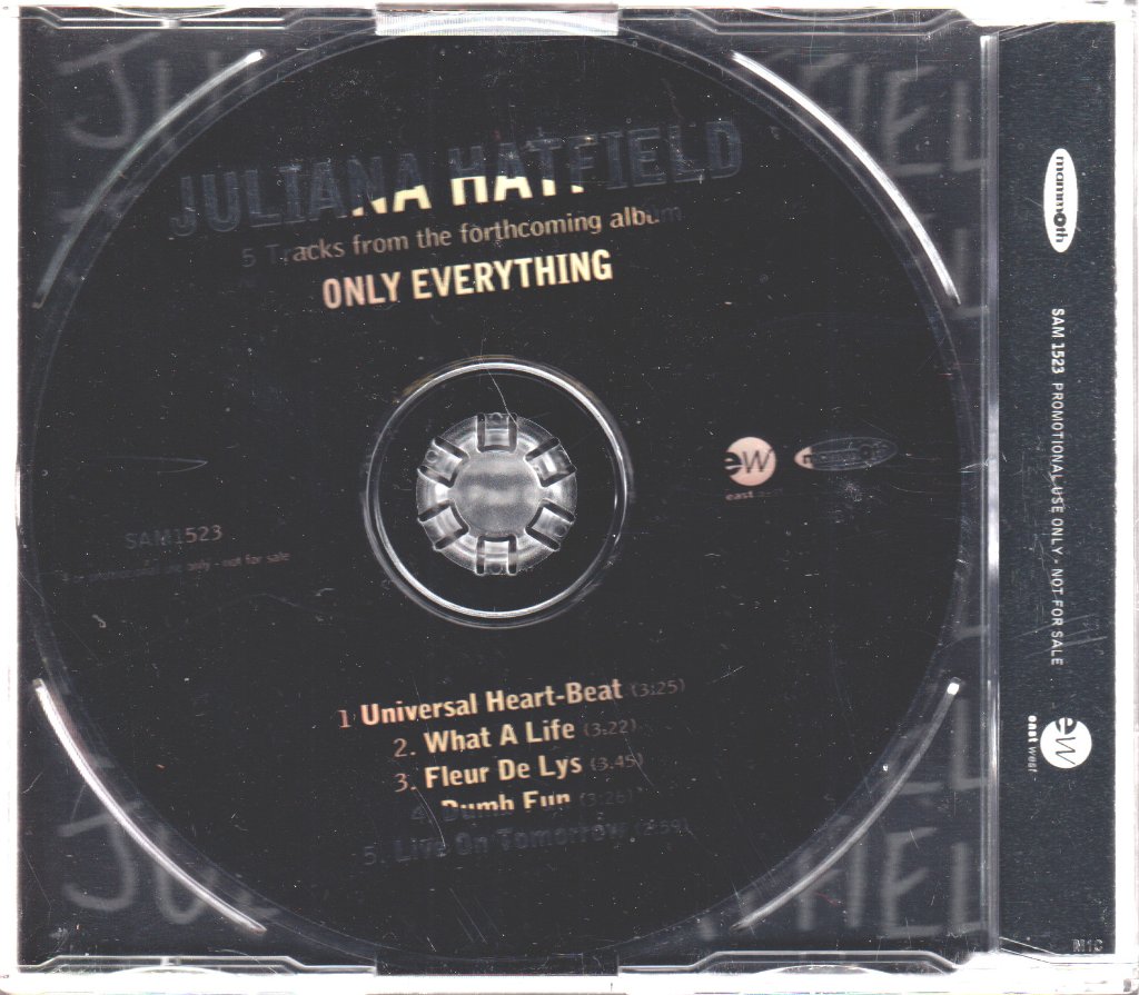 Juliana Hatfield - 5 Tracks From The Forthcoming Album Only Everything - Cd