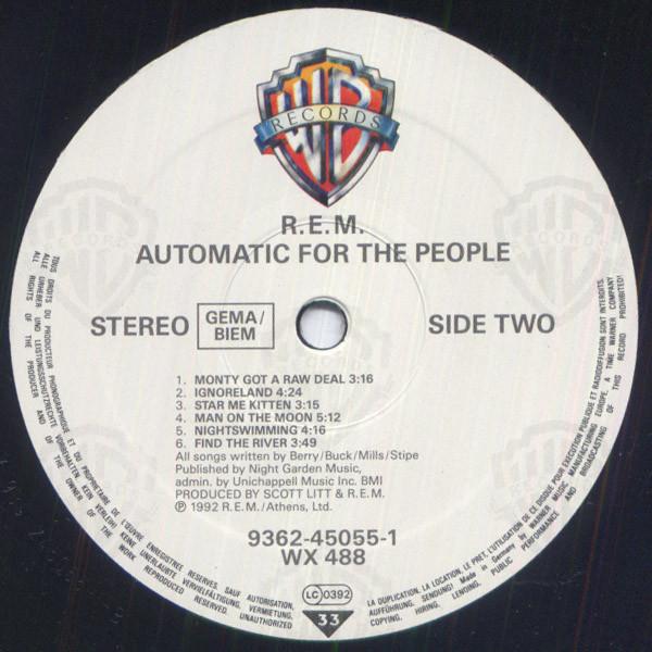 R.E.M. - Automatic For The People - Lp