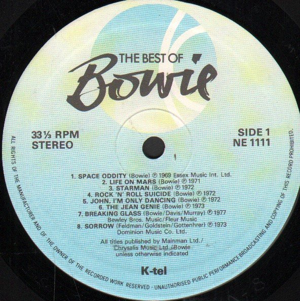 David Bowie - Best Of - Lp