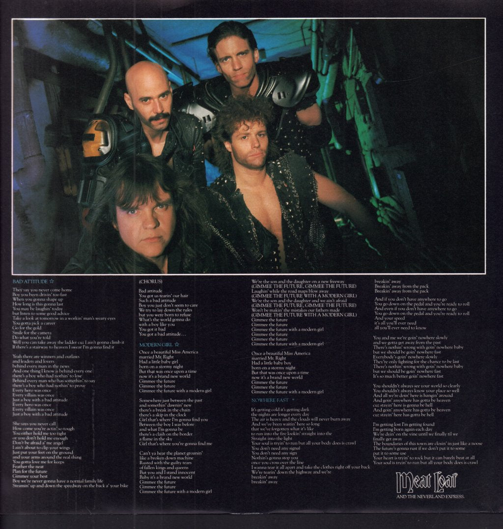 Meat Loaf - Bad Attitude - Lp