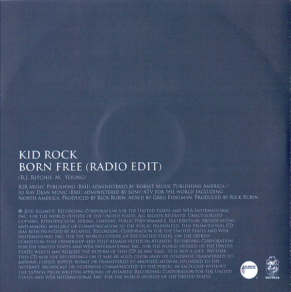 Kid Rock - Born Free - Cdr
